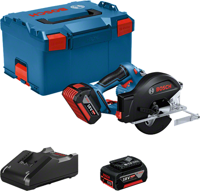 Bosch GKM 18V-50 Metallcirkelsåg 136mm 18V (2x5,0Ah)