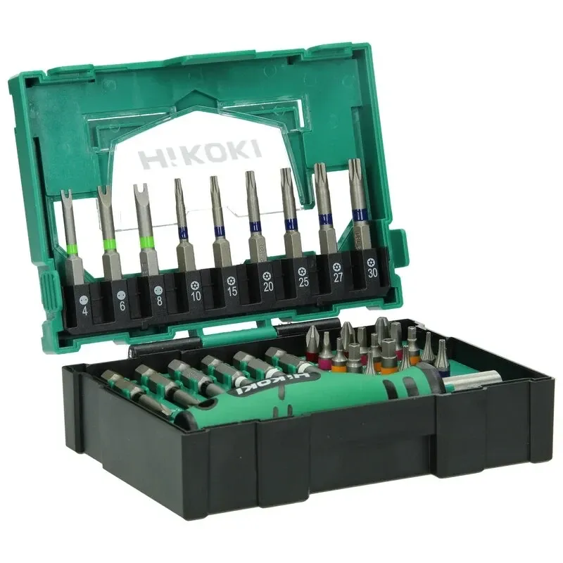 HiKOKI Bitssats 31 delar Inkl Bitsskruvmejsel