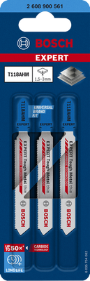 Bosch EXPERT Tough Metal thin Sticksågblad T118AHM 3st