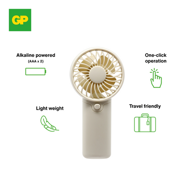GP Ultra Alkaline G-TECH 12 x AA + 12 x AAA Batterier + Handfläkt