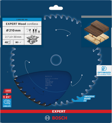 Bosch EXPERT Wood Sågklinga 210x2/1,4x30mm 48T
