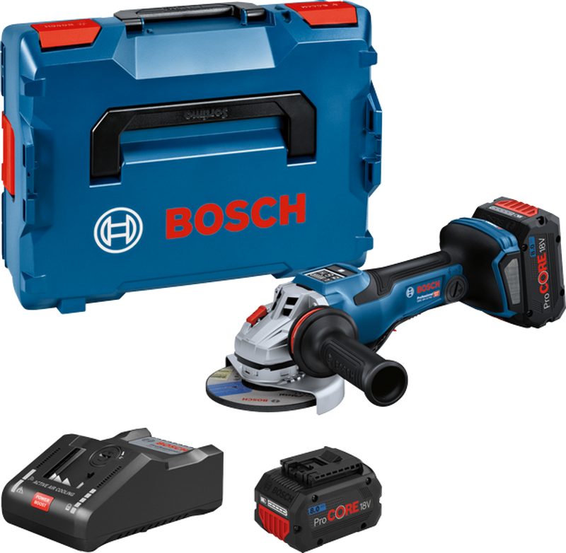 Bosch GWS 18V-15 PSC Vinkelslip 125mm 18V (2x8,0Ah)