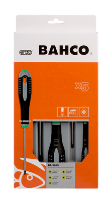 Bahco BE-9885 Skruvmejselsats Ergo 5 delar