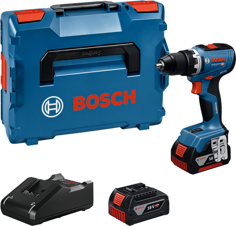 Bosch GSR 18V-65 Borrskruvdragare 18V (2x5,0Ah)