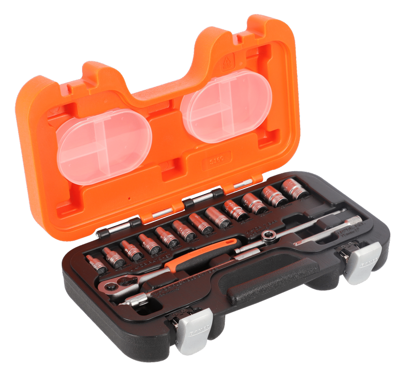 Bahco S160 Hylsnyckelsats 1/4" 16 delar
