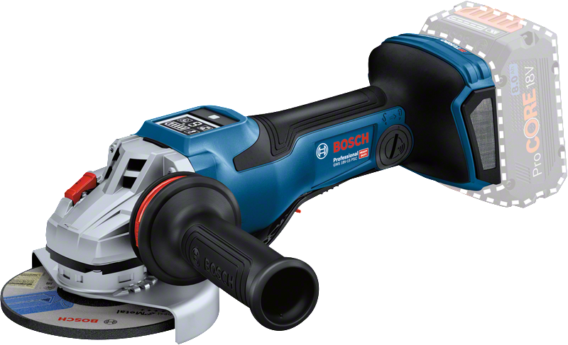 Bosch GWS 18V-15 PSC Vinkelslip 125mm 18V