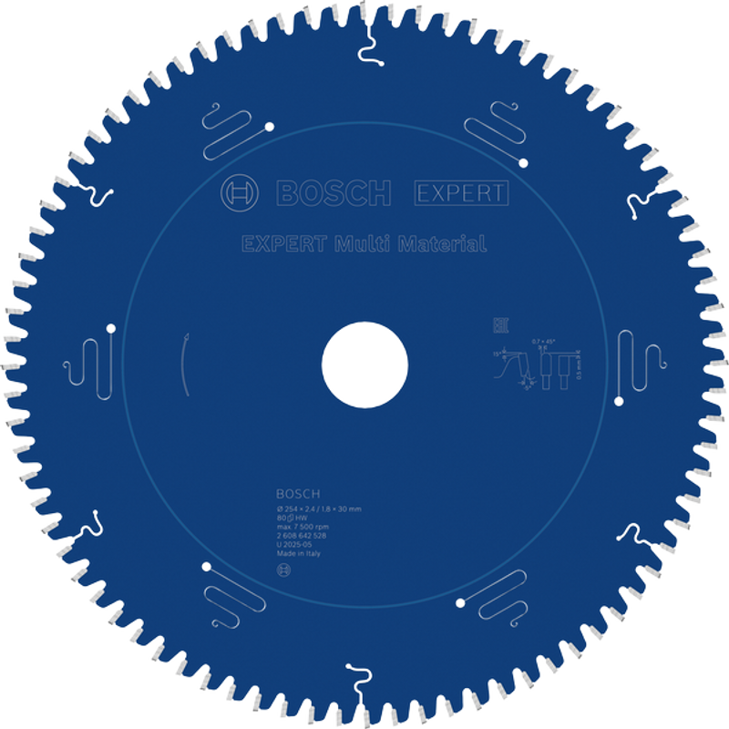 Bosch EXPERT Multi Material Sågklinga 254x2,4/1,8x30mm 80T