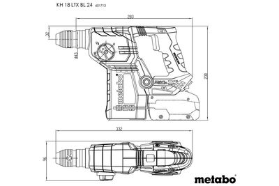 Metabo KH 18 LTX BL 24 Kombihammare 18V