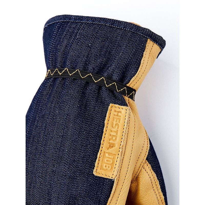 Hestra Job Kobolt Denim Arbetshandske Storlek 7