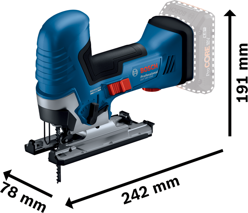 Bosch (GSR/GDX/GOP/GKS/GST) Verktygspaket 18V (2x5,0Ah)