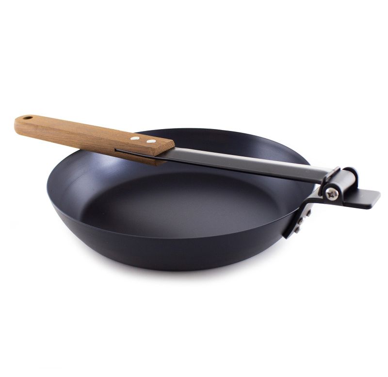 Muurikka Jägarstekpanna Hopfällbar Kolstål 42cm