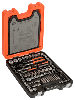 Bahco S138 Hylsnyckelsats 1/4, 3/8, 1/2, 138 delar