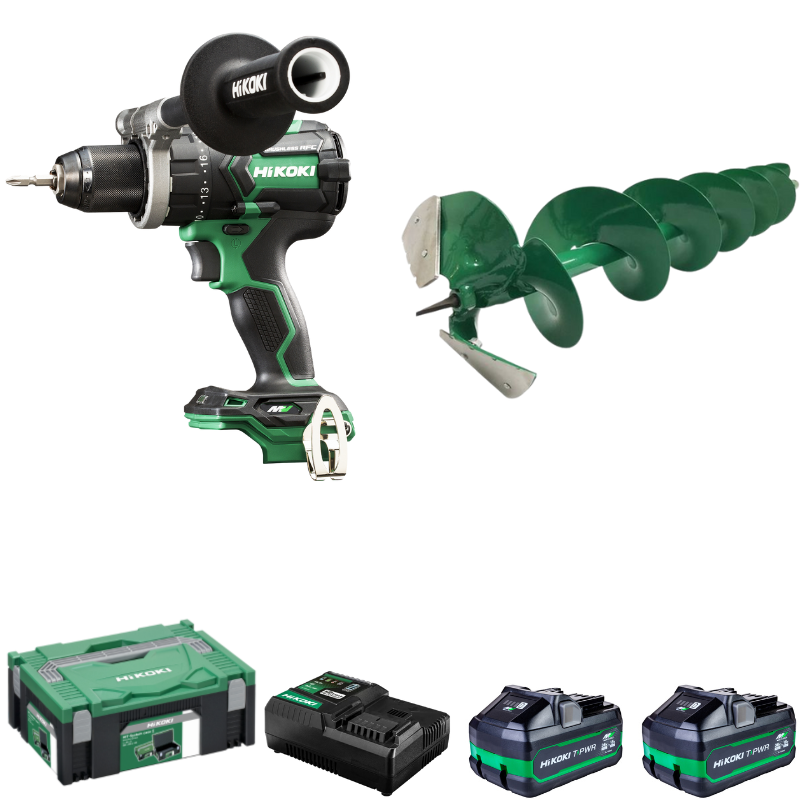 HiKOKI Verktygspaket Isborr 36V Plus (2x4,0Ah)