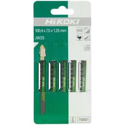 HiKOKI JW20 Sticksågsblad Trä 100,4x9,5mm (8TPI) 5st