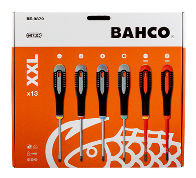 Bahco BE-9879 Skruvmejselsats Ergo 13 delar
