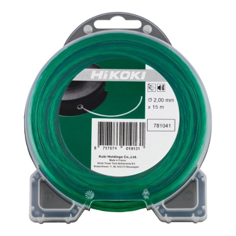 HiKOKI Trimmertråd Tvinnad 2,0mm 15-126m Grön
