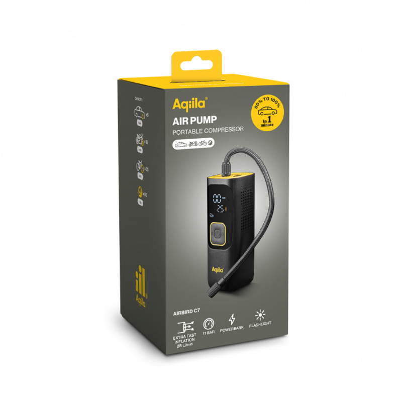 Aqiila Airbird C7 Luftpump 3-i-1