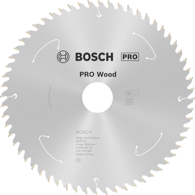 Bosch PRO Wood Cirkelsågklinga 190x1,6x30 mm 60T