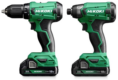 HiKOKI KC18DA (DS/WH) Verktygspaket 18V (2x2,0Ah)