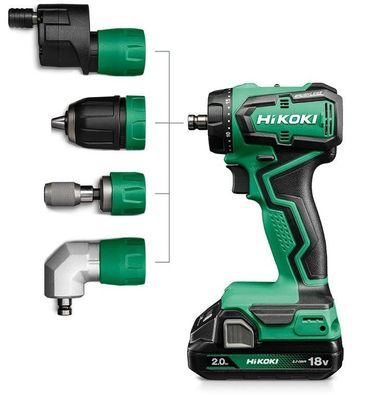 HiKOKI DS18DDQ Borrskruvdragare 18V (2x2,0Ah)