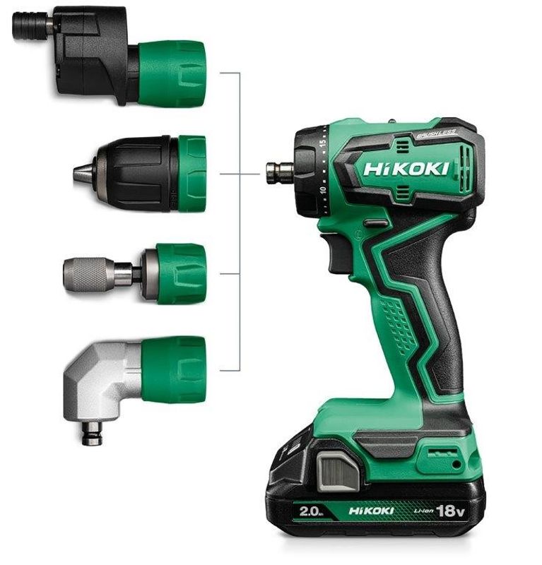 HiKOKI DS18DDQ Borrskruvdragare 18V (2x2,0Ah)