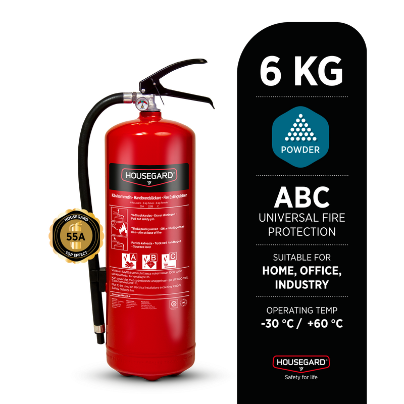 Housegard PE6HR-A Pulversläckare 6 kg