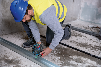 Bosch GCL 2-50 G Krysslaser m. Lodpunkter Grön Inkl Väska