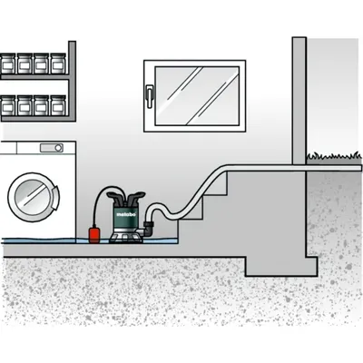Metabo TP 7500 SI Dränkbar Pump för Rent Vatten 300W