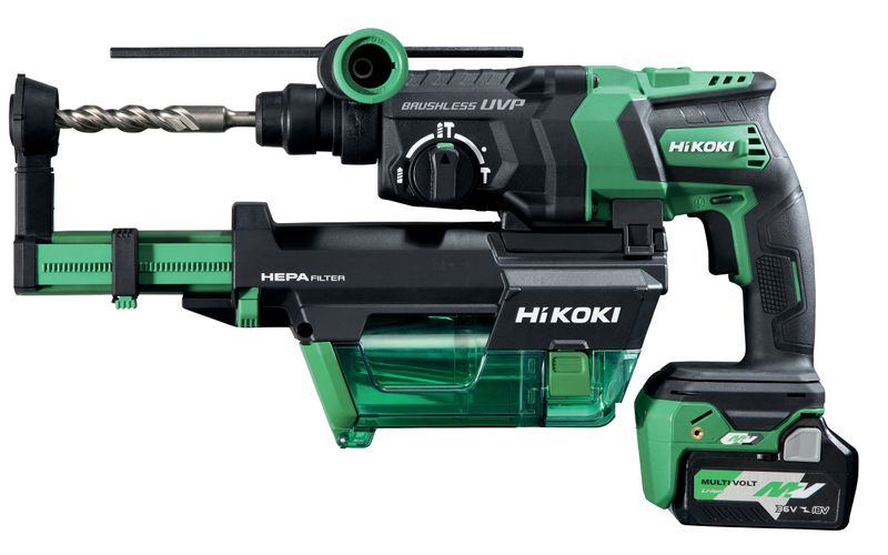 HiKOKI DH36DPE Kombihammare Med Dammkassett 36V (2x2,5Ah)