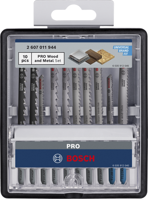 Bosch Wood and Metal Sticksågsbladsats 10st blad