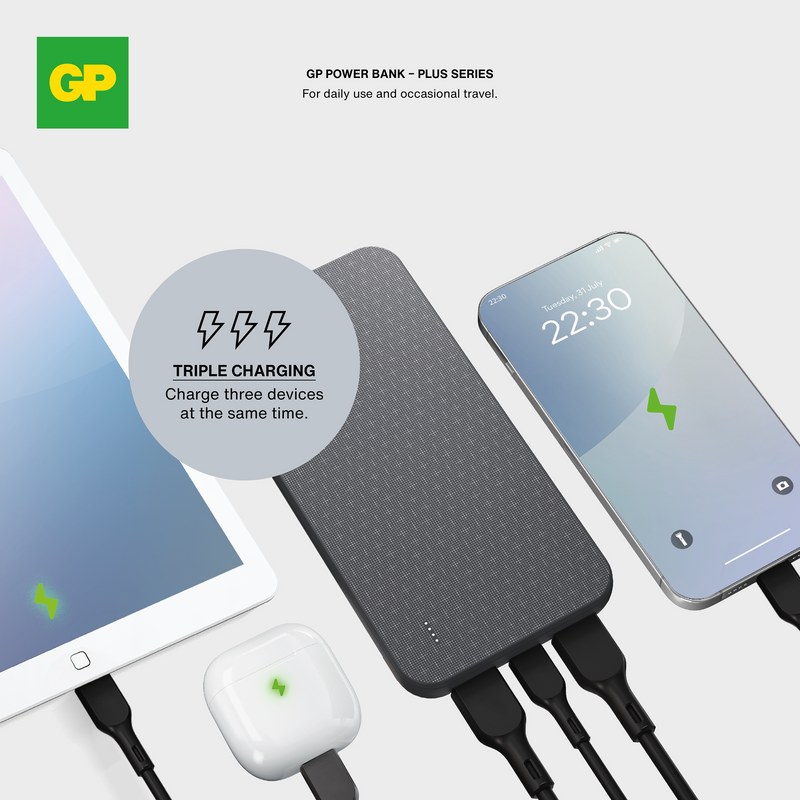 GP Powerbank Plus 10000mAh Black