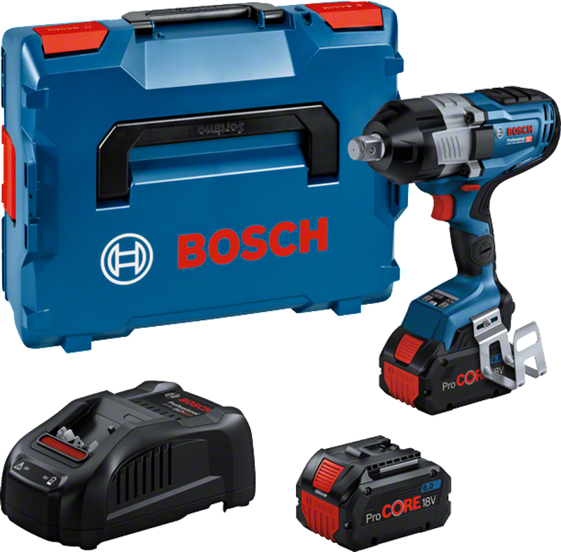 Bosch GDS 18V-1600 HC Mutterdragare 18V (2x8,0Ah)