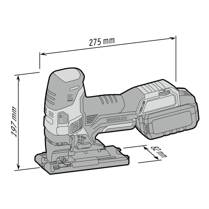 FLEX JS18.0-EC C Sticksåg 18V