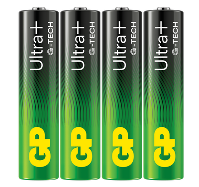 GP Batteries Ultra Plus Alkaline AAA G-TECH 4-pack