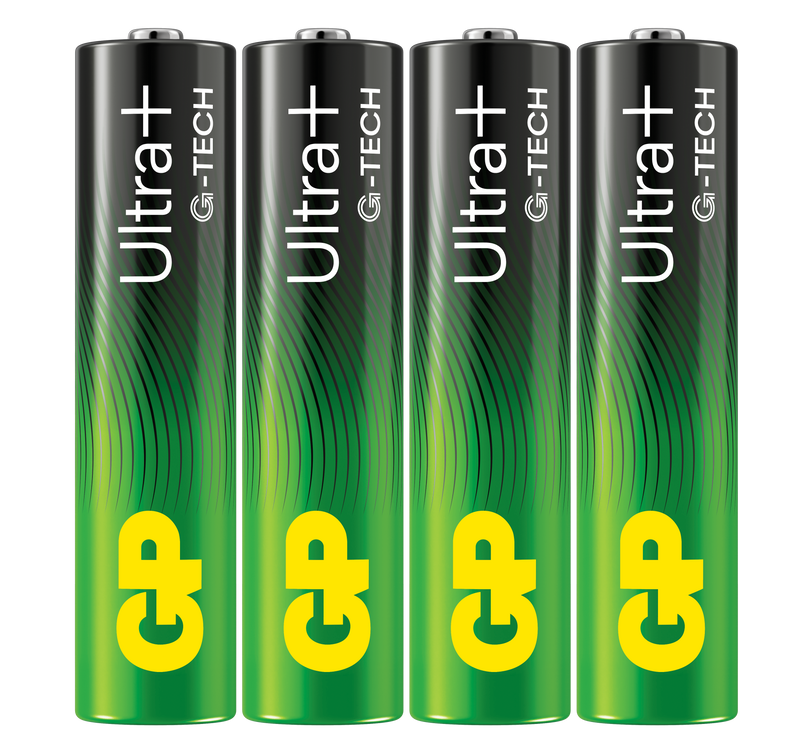 GP Batteries Ultra Plus Alkaline AAA G-TECH 4-pack