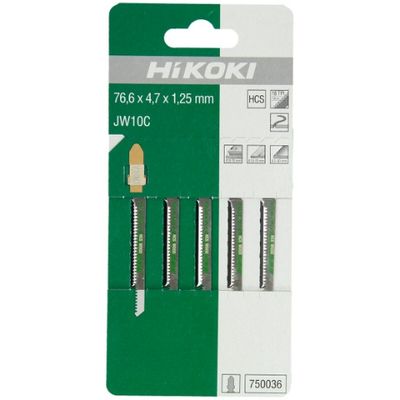 HiKOKI JW10C Sticksågsblad Trä 76,6x4,7mm (18TPI) 5st