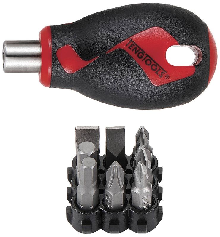 Teng Tools MD908N Bitsskruvmejsel 8 delar