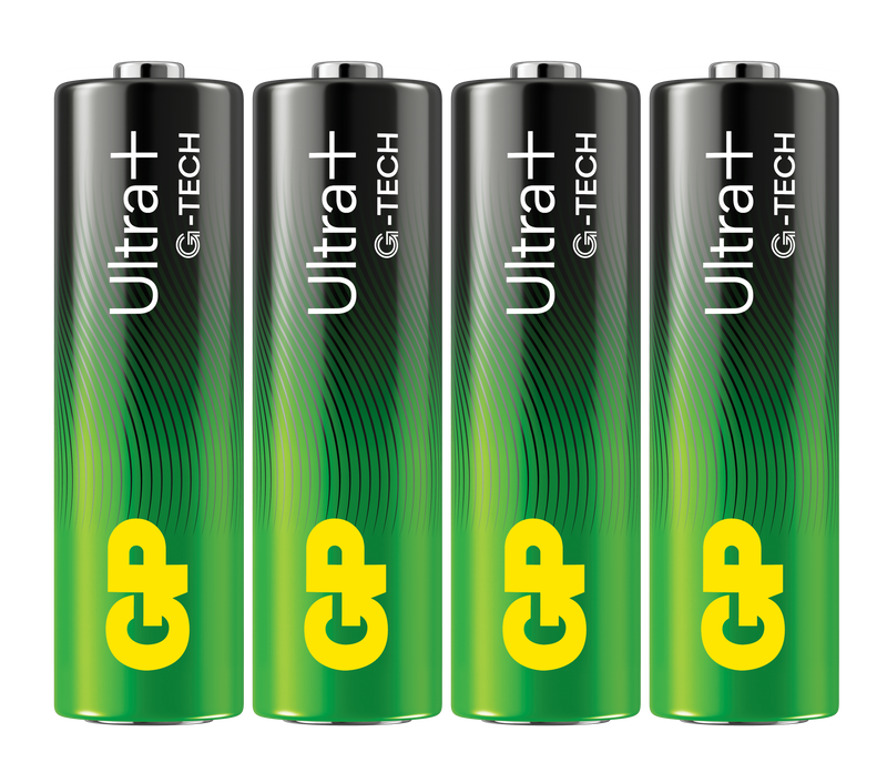 GP Batteries Ultra Plus Alkaline AA G-TECH 4-pack