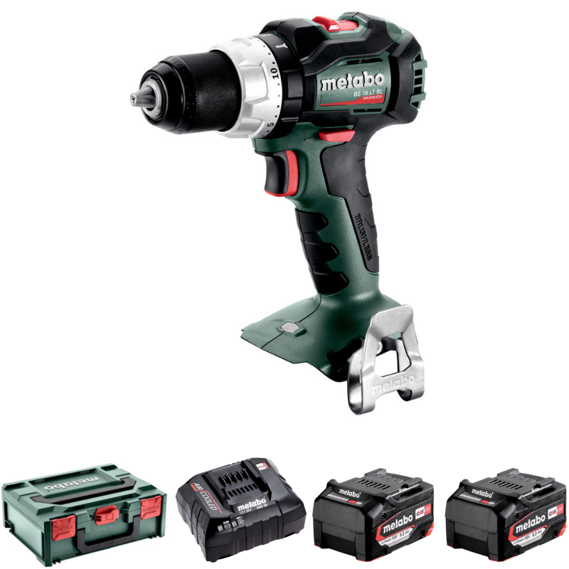Metabo BS 18 LT BL Borrskruvdragare 18V (2x5,2Ah)