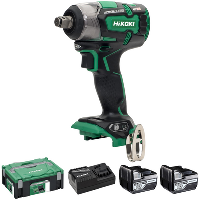 HiKOKI WR18DBDL2 Mutterdragare 18V (2x5,0Ah)