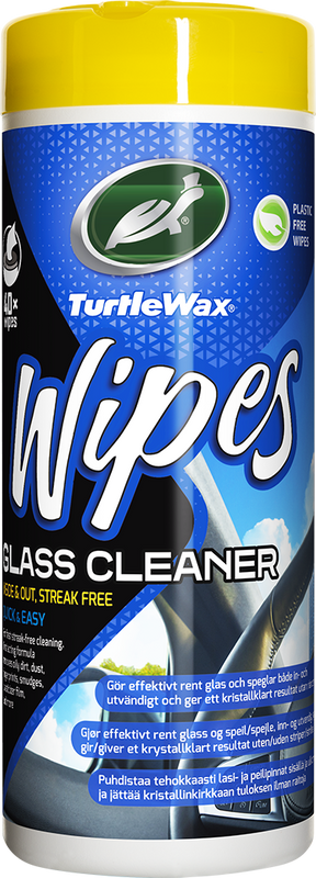 Turtle Wax Glass Wipes 40st Glasrengöring