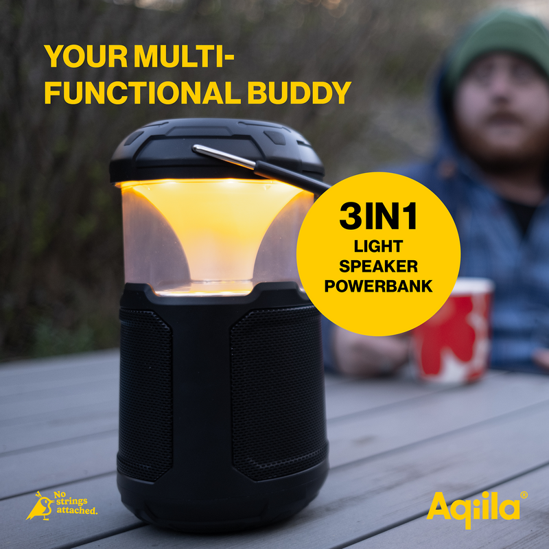 Aqiila Soundbird B10 Högtalare/Lampa/Powerbank 3-i-1