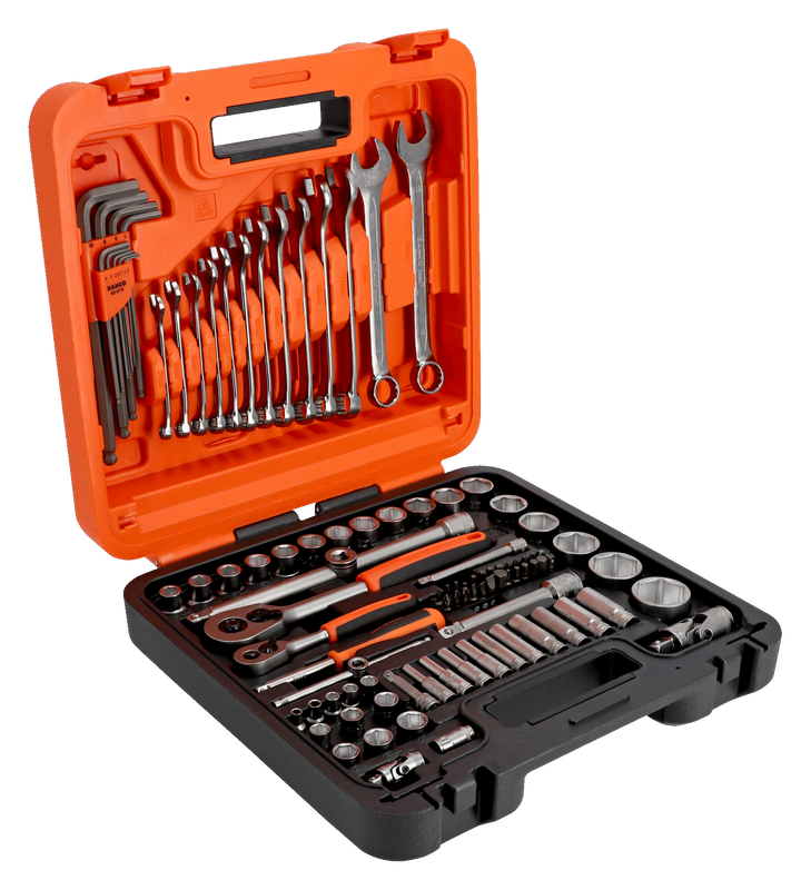 Bahco S98MC1H Hylsnyckelsats 1/4" & 1/2" 98 delar