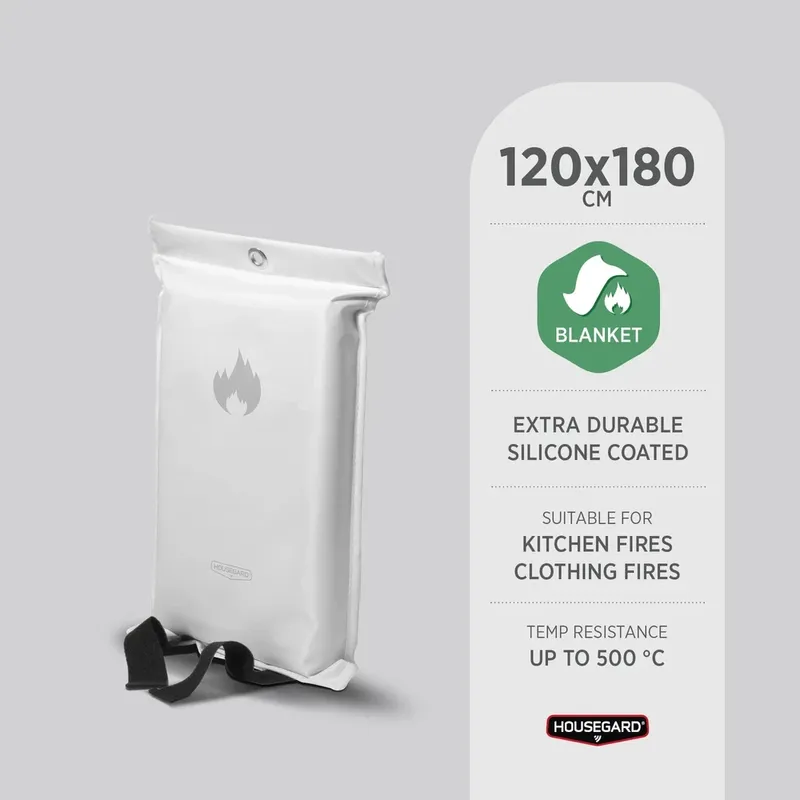 Housegard Brandfilt 120x180cm Vit Design