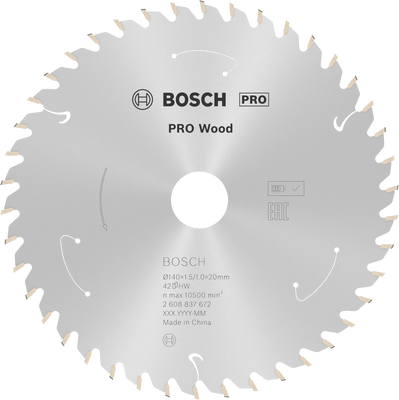 Bosch PRO Wood Cirkelsågklinga 140x1,5x20mm 42T