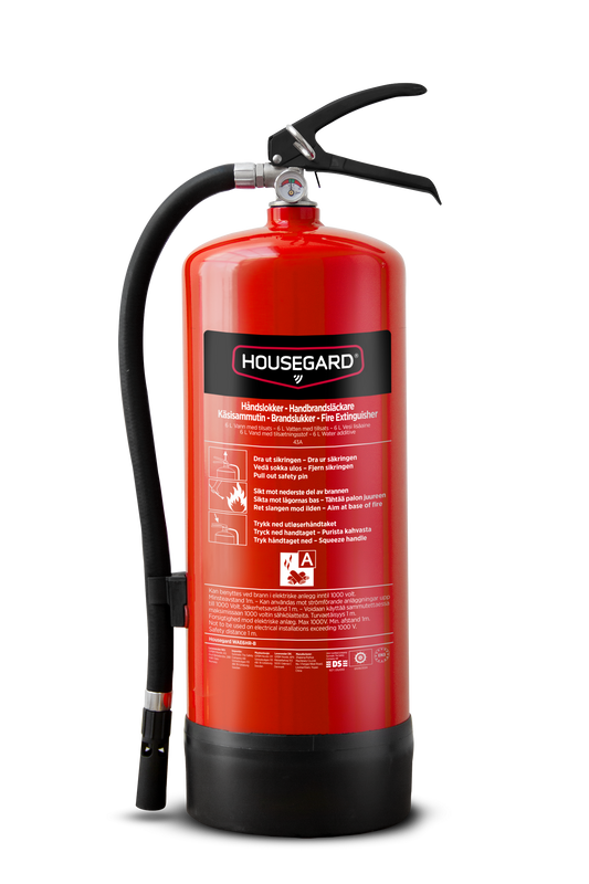 Housegard WAE6HR-B Vattensläckare 6L