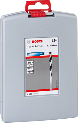 Bosch Metallborrsats PointTeQ ProBox 1-10mm 19 delar