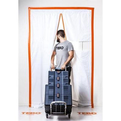 TEBO Cover Dammdörr Magnet "I" Nylon 217x138cm