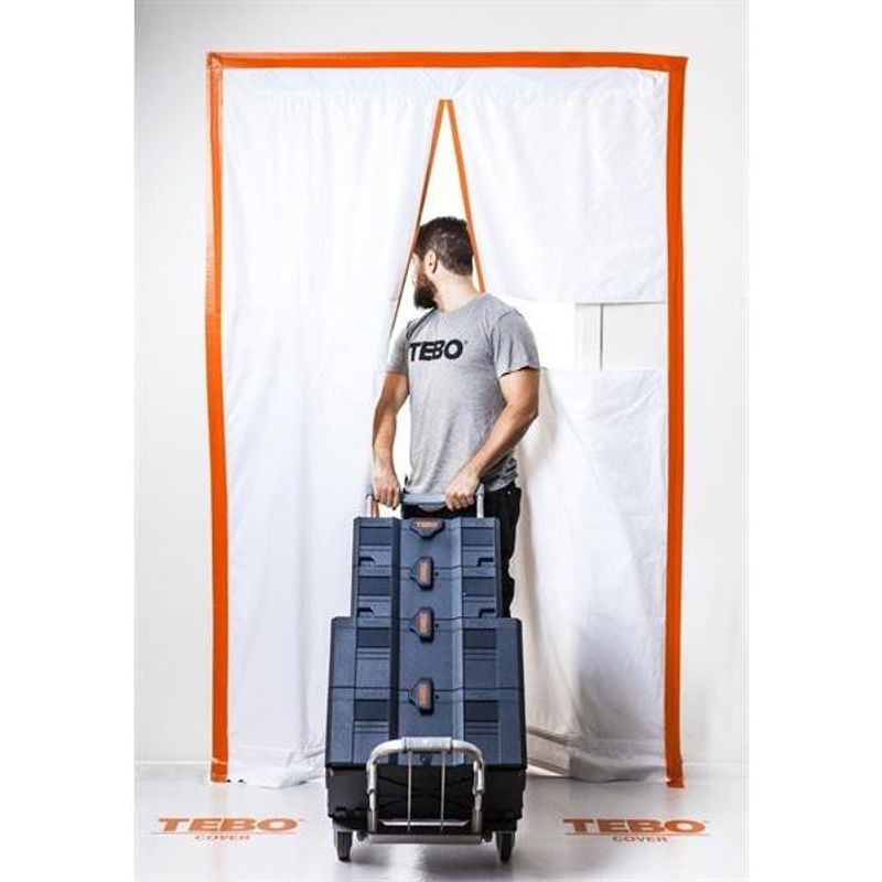 TEBO Cover Dammdörr Magnet "I" Nylon 217x138cm