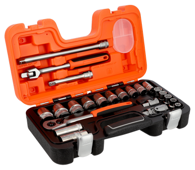 Bahco S240AF Hylsnyckelsats 1/2" Tum 24 delar